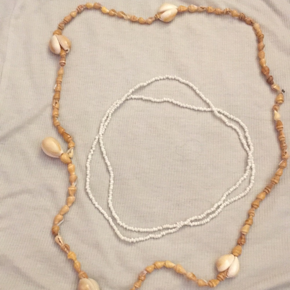 Shell necklaces